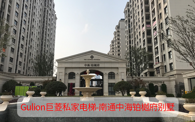 4層下疊加別墅電梯客戶設(shè)計案例-南通中海鉑樾府