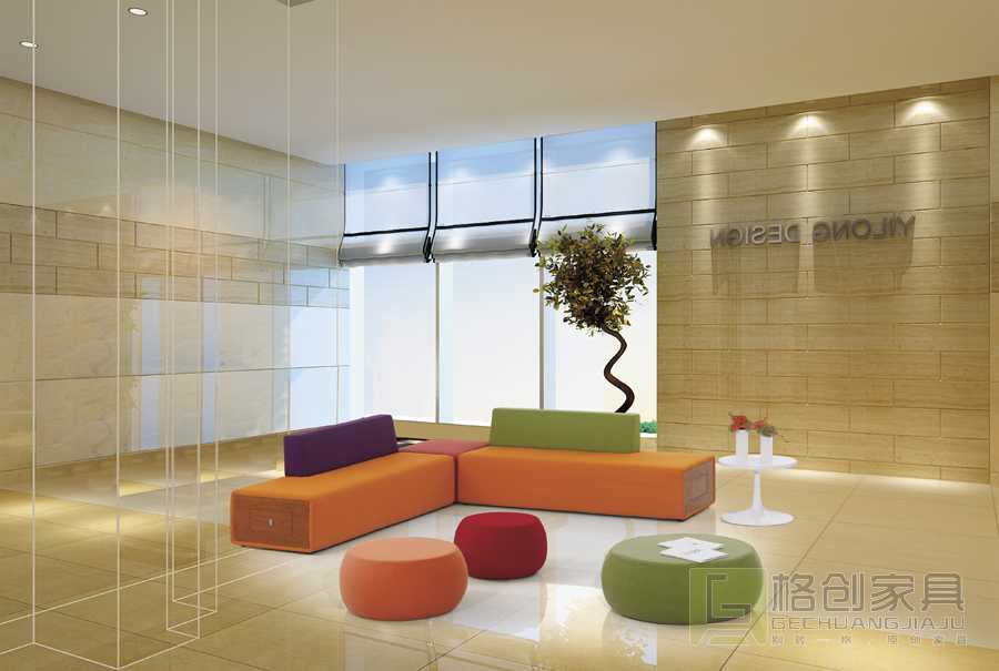 接待區(qū)公共沙發(fā)