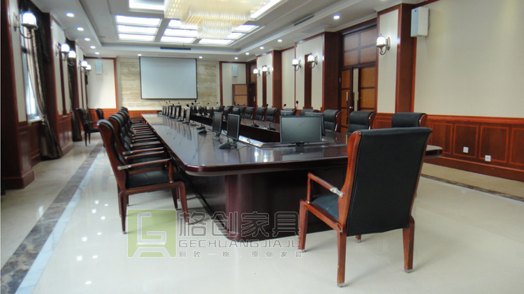 實(shí)木升降會(huì)議臺(tái)