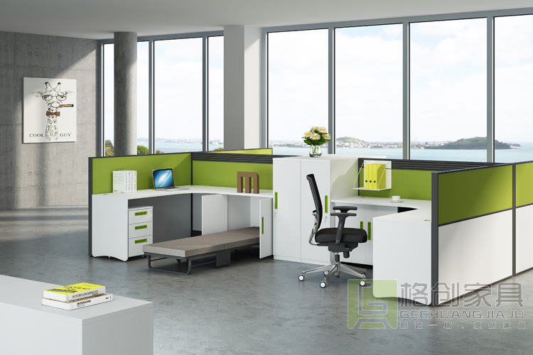 屏風(fēng)辦公桌效果圖